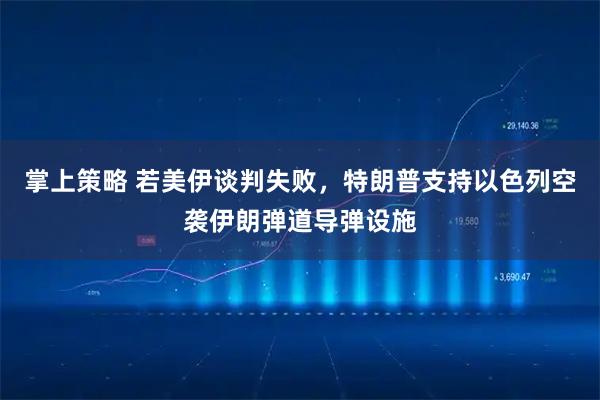 掌上策略 若美伊谈判失败，特朗普支持以色列空袭伊朗弹道导弹设施